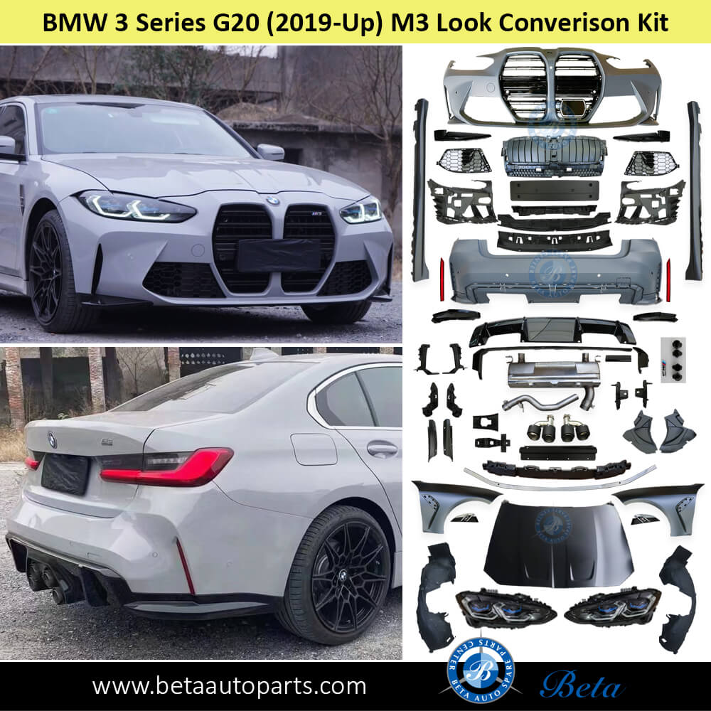 M3 Look Conversion Kit Side Outlet for BMW 3 Series G20 2019-Up models M3 Look Conversion Kit Side Outlet for BMW 3 Series G20 2019-Up models